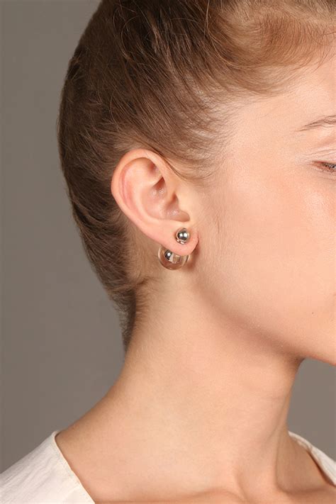 dior d round earrings|Dior mise en earrings.